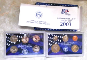 2003-S UNITED STATES MINT DEEP CAMEO PROOF SET - Picture 1 of 2