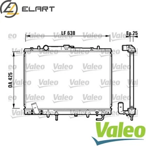 RADIATOR ENGINE COOLING 734144 FOR MITSUBISHI PAJERO/SPORT 6G72 3.0L 6cyl - Picture 1 of 6