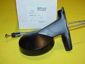NOS MoPar Dodge Omni GLH GLHS Shelby Right Hand MIRROR BLACK Plymouth Horizon - Picture 1 of 1