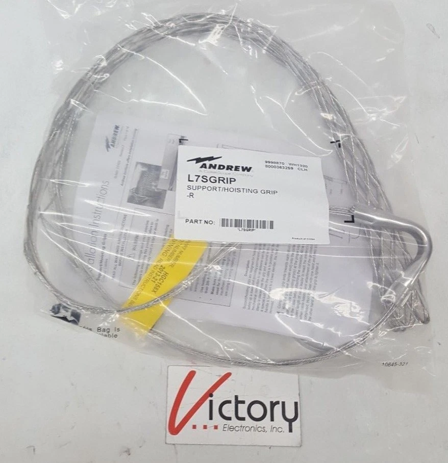 Brand New Andrew (CommScope) Support / Hoisting Grip - R (L7SGRIP) HGC158X - Image 1 of 3