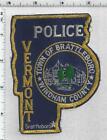 Brattleboro Police (Vermont) 2nd Issue Uniform Take-Off Shoulder Patch