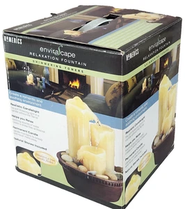 HoMedics WFL-CAN32 EnviraScape Shimmering Towers Illuminated Relaxation Fountain - Picture 1 of 3