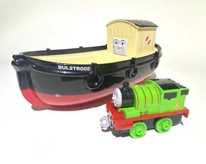 Nueva figura Thomas & Friends Bulstrode Take-N-Play Diecast Tug Boat 2012 con Percy - Imagen 1 de 6