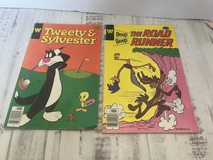 Whitman 1978 Comic Book Beep Beep Road Runner #75 Tweety Bird Sylvester Cat #87 - Picture 1 of 7