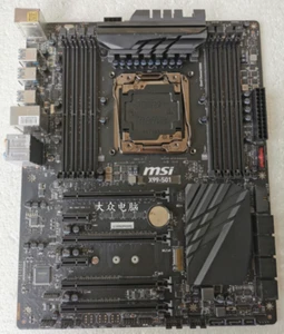 For MSI X99-S01 LGA2011-3 Motherboard DDR4 Socket Support I7 5960X 128G LGA2011 - Picture 1 of 5