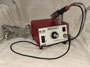 MEISEI Model M-20 Hot Tweezers Base W/Model 7b Wire Stripping Tweezers 1 - Picture 1 of 4