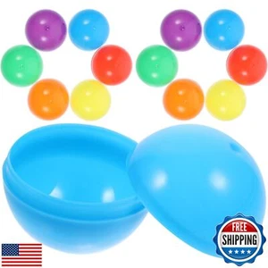 Gadpiparty 50pcs Vending Machine Capsules Empty Colored Round Capsules Fillab - Picture 1 of 5