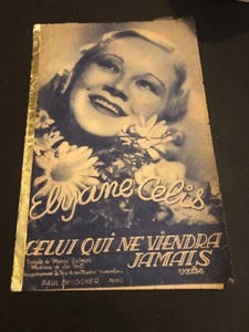 Partition - Elyane Celis - Celui qui ne viendra jamais - P2 - Imagen 1 de 1