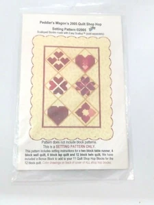 Peddler's Wagon 2005 Quilt Shop Hop Setting Pattern Runner Lap Quilt Wallhanging - Picture 1 of 3
