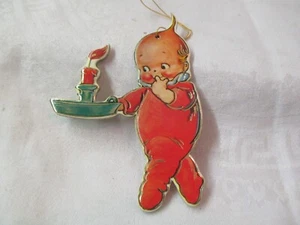Vintage 1983 Merrimack Kewpie Papier Ornament - Bild 1 von 3