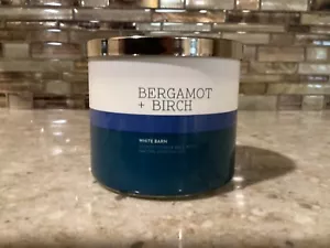 Bath & Body Works ~ BERGAMOT & BIRCH ~ 14.5 oz. 3 wick candle FREE SHIPPING - Picture 1 of 2