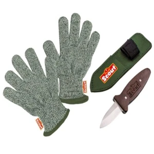 SCOUT Schnitzhandschuhe - SET mit Schnitzmesser und Messerscheide #19350 - Bild 1 von 1