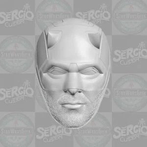 Daredevil v1 custom head for Marvel Legends 1:12 & 1:18 & 1:6 more figures - Picture 1 of 1