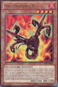 CARTA YU GI OH - SALAMANDRA V - JOTL-IT002 - RARA - BEN TENUTA - Foto 1 di 1