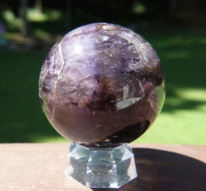 Auralite 23 Sphere / Crystal Ball Amethyst - Picture 1 of 8