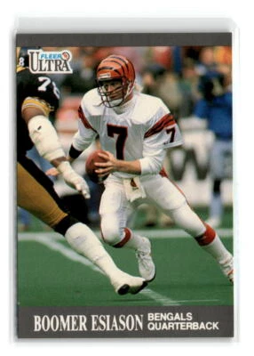 1991-Ultra -#15-Boomer Esiason -Cincinnati Bengals - Image 1 of 2