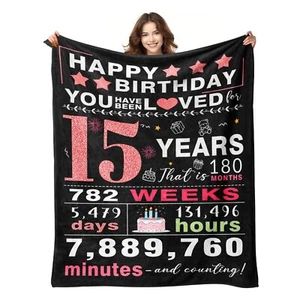 YPURTSD 15 Quinceanera Gifts 15 Year Old Girl Gift Ideas 15th Birthday Gifts ... - Picture 1 of 7