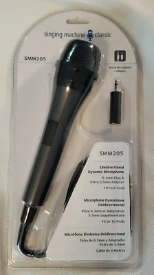 The Singing Machine SMM205 Dynamic Professional Microphone - Image 1 of 2