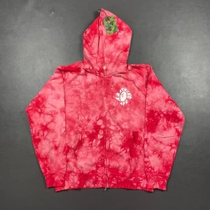 100% Authentic A Bathing Ape Tie Dye Wide Full Zip Hoodie Size XL Mens - Picture 1 of 8