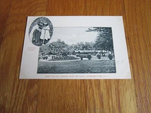 De colección Sacandaga Park Hotel Station Madre Niño Jardinero 1900 Curtidor Souvenir UDB - Imagen 1 de 9