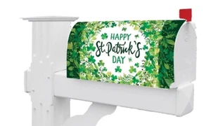 2024 Happy St Patrick's Day Trio (Set of 3) Flag, Mailbox Cover and Flag Holder - Picture 1 of 3