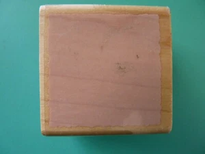Square Shadow Block w/Deckle Edge RUBBER STAMPEDE Rubber Stamp - Picture 1 of 2