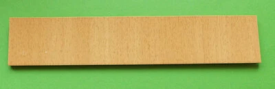 Kunststoff Blende Buche 50 mm hoch für Gardinenschiene Vorhangschiene per Meter - Bild 1 von 3