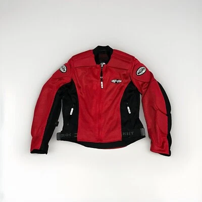 Chaqueta de Motocicleta Joe Rocket Ballistic Series Blindada Roja Negra Malla Talla X-Pequeña Foto 1 de 4