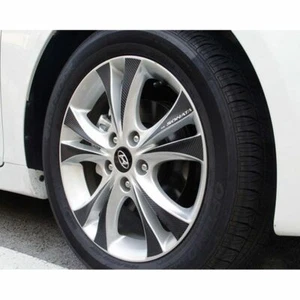 NEW Carbon Tuning Wheel Mask decal Sticker for Hyundai i45/YF Sonata 2011-13 17" - Picture 1 of 2