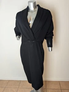 Vestido tejido negro vintage ST. JOHN by Marie gris para mujer 12 - Imagen 1 de 7