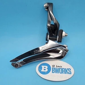 Shimano Tiagra RD-4700 Braze On Double Front Derailleur 10x2sp Bottom Pull   d21 - Picture 1 of 7