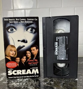 Scream (VHS, 1997) Neve Campbell, Courtney Cox, Drew Barrymore HORROR NICE!! - Picture 1 of 4