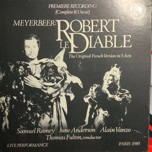 MEYERBEER-ROBERT LE DIABLE-LIVE-ORIGINAL LEGENDARY RECORDINGS 4-LP BOX SET-USED - Imagen 1 de 7