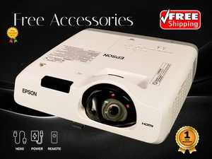 Epson PowerLite 520 3LCD Projector Short-Throw 2700 Lumens 4K + 1 Year Warranty - Picture 1 of 13