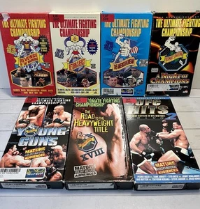 UFC VHS Vintage Lot - Imagen 1 de 6