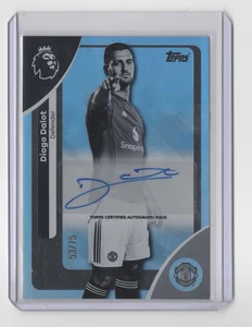 53/75 Auto Diogo Dalot Topps Premier League 2026 Black & White Foil # AC-DD - Picture 1 of 3