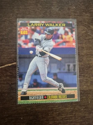 1998 Sports Illustrated for Kids Larry Walker Colorado Rockies - Image 1 of 2