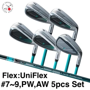Maruman DANGAN7 MAX Iron Wedge #7~9,PW,AW 5pcs Set UniFlex TENSEI Graphite Shaft - Picture 1 of 19