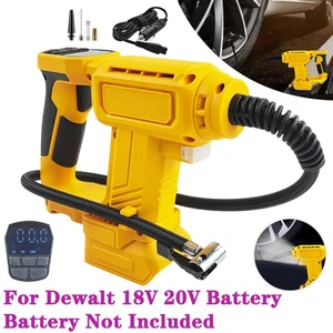 Cordless Car Air Compressor Tyre For Dewalt 18V 20V Battery Inflator Pump LCD - Picture 1 of 12