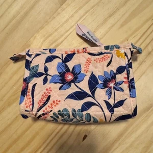 Vera Bradley Paradise Koralle Reise Kosmetik Make-up Tasche 6,5" x 4,25" x 2" - Bild 1 von 10