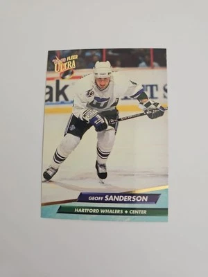 1992-93 Fleer Ultra #75 Geoff Sanderson Hartford Whalers - Image 1 of 2
