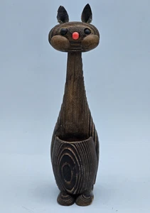 Wooden Cat Toothpick Holder - Picture 1 of 5