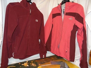 The North Face Denali 2-IN-1 Kapuzenjacke Damen rosa mit herausnehmbarem Fleecefutter - Bild 1 von 10