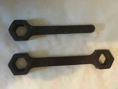 Two RARE 1930s Vintage Vono Genuine Branded Bed Spanners - image 1 of 3