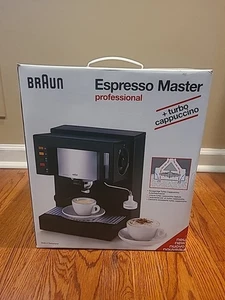 Braun Espresso Maker Coffee Machine Vintage Home Kitchen Appliance E400t New - Picture 1 of 5
