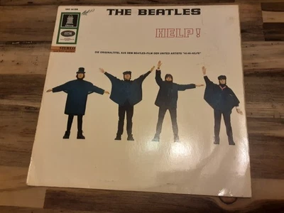1965 THE BEATLES HELP ! ODEON GERMANY SMO 84008 SMO 84 008 VINYL LP RECORD - Image 1 of 4
