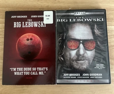 THE BIG LEBOWSKI (Collector's Edition, DVD) W/slipcover Call Me Dude- Authentic - Image 1 of 4