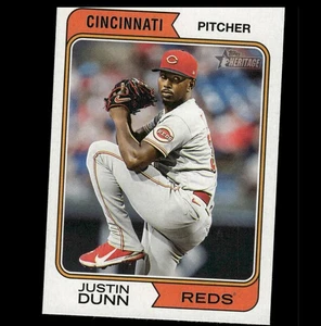 2023 Topps Heritage - Justin Dunn #428 - Bild 1 von 2