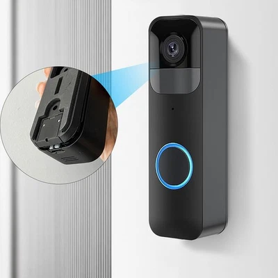 Fijación segura de timbre de puerta placa posterior de tres orificios exterior resistente a la intemperie - Imagen 1 de 4