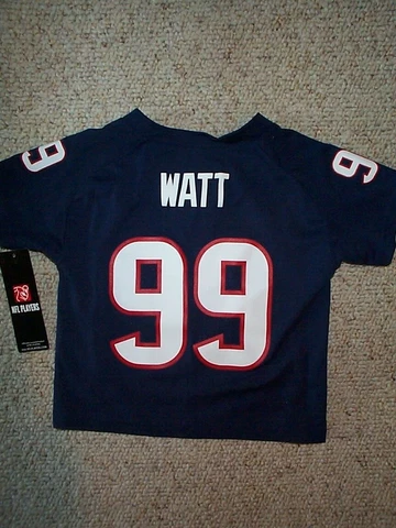 *IRREGULAR* Houston Texans JJ WATT nfl Jersey TODDLER (2/2T) Cover